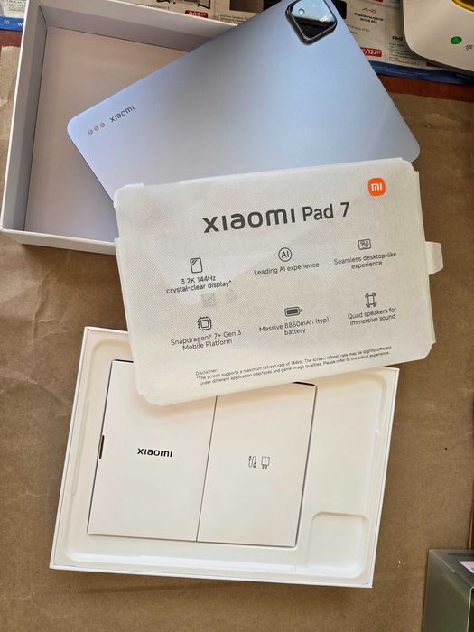 Xiaomi Pad 7 12GB RAM 256GB Qualcomm Snapdragon 7+ Gen 3 144Hz 8850maH