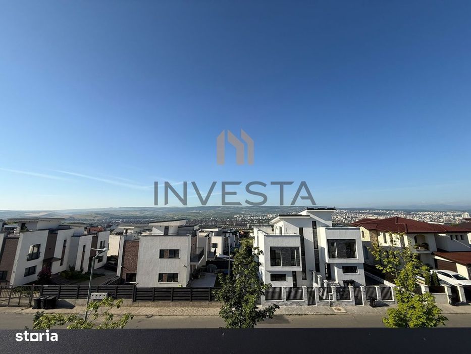 Casa moderna cu terasa panoramica de 40 mp, zona Voronet, Iris