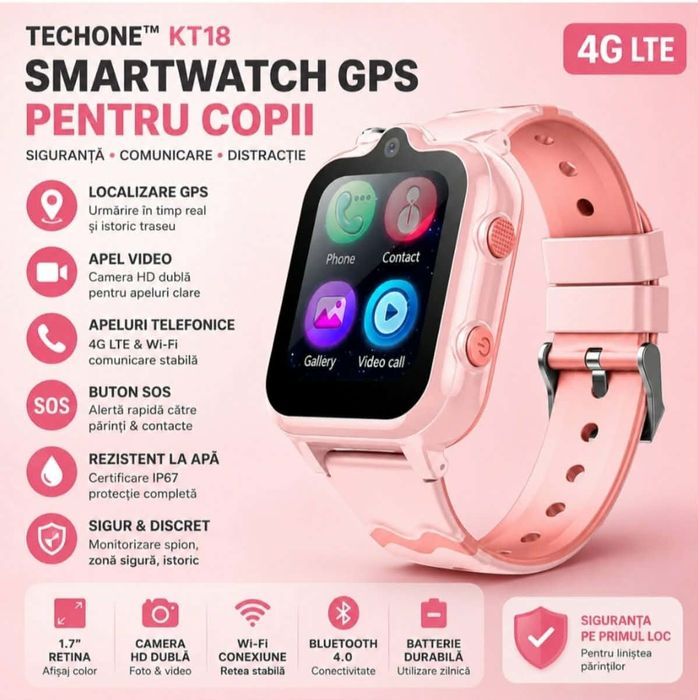 Ceas smartwatch cu cartela .Merge și pe Digi
