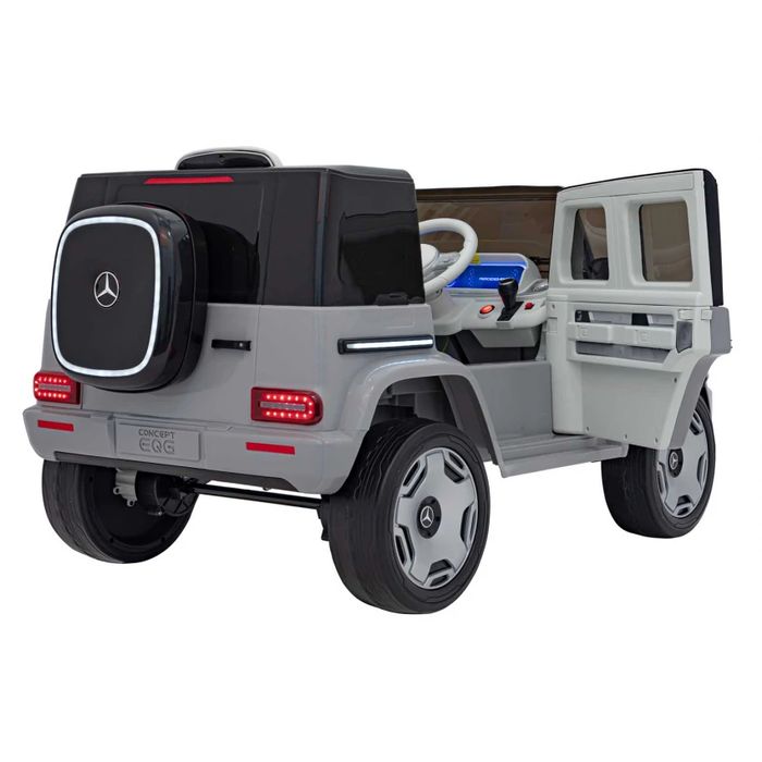 Masina electrica pentru copii Mercedes G, EQG, G63, Silver, 4x4, 120cm
