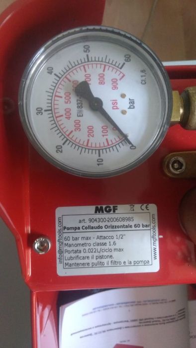 Итальянский Опрессовочный насос MGF