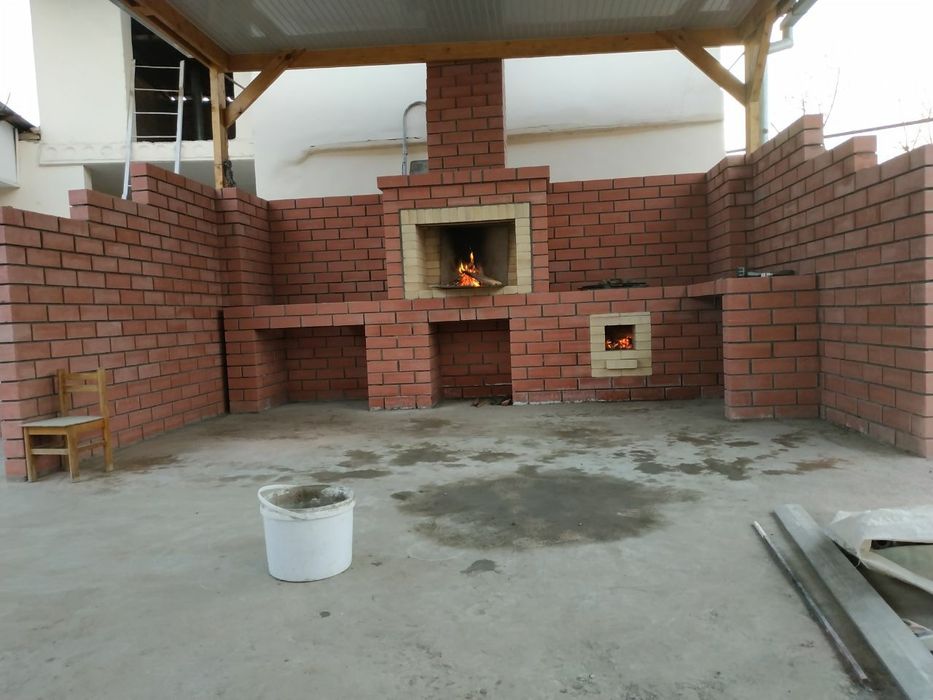 Летние кухни под ключ. КАМИН