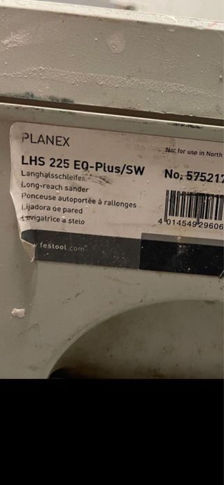 girafa festool  LHS 225 EQ plus sw planex
