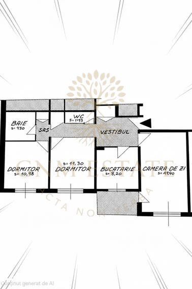 3 Camere 2 Bai | Renovat 2026 | Sun Plaza Mall — fotografia 3