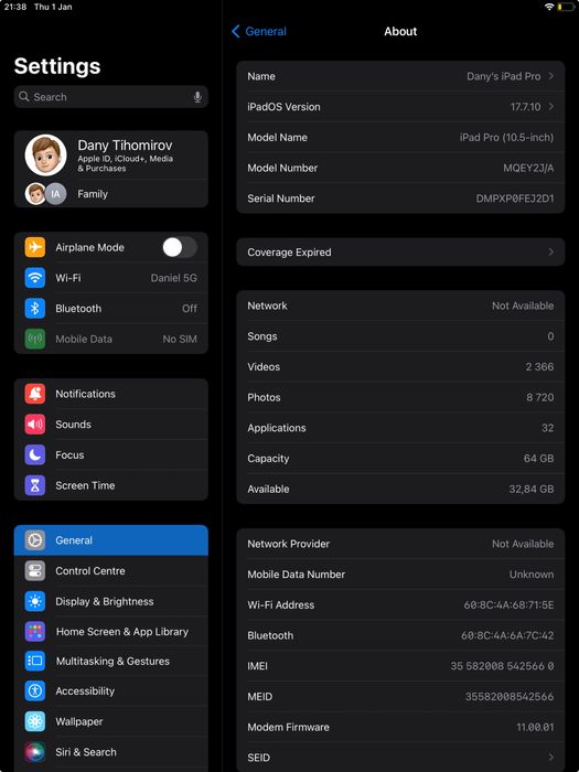 iPad Pro 10.5inch Cellular, 2017г. 120hz Retina Display