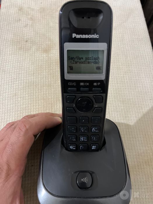 Panasonic KX-TG2511 radiotelefonining ishlatilgan