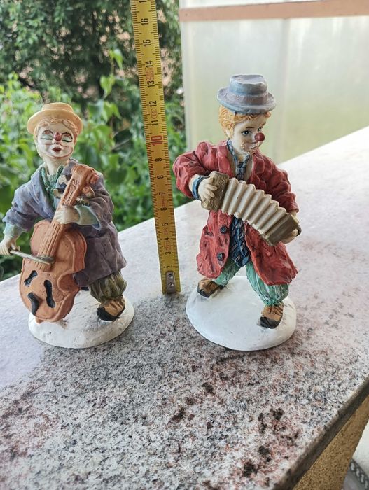 Set de 2 clovni muzicanti