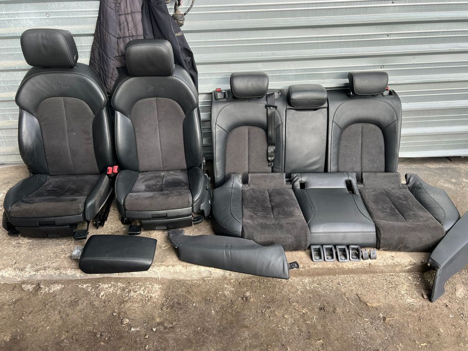 Саолон за Ауди AUDI A6 4G Sline кожа с плат Алкантар подгрев рекаро ном 303