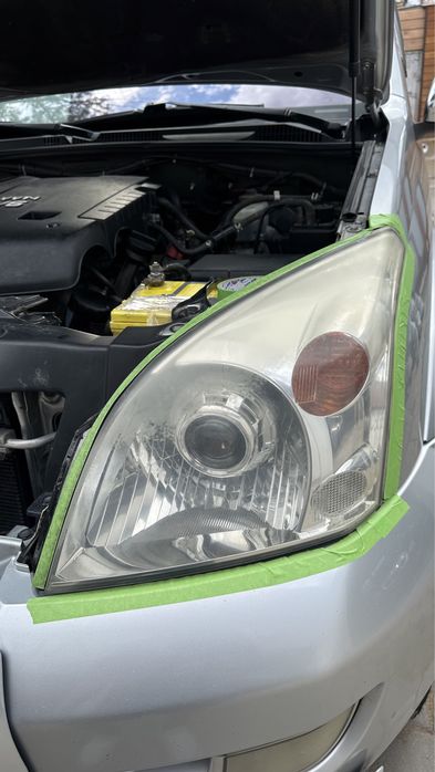 Полировка фар, ремонт фар, установка bi led