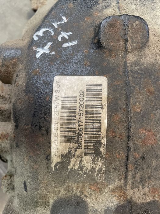 Диференциал/ кардан БМВ Х3, Е83, 3.07 (diferencial bmw x3, e83)