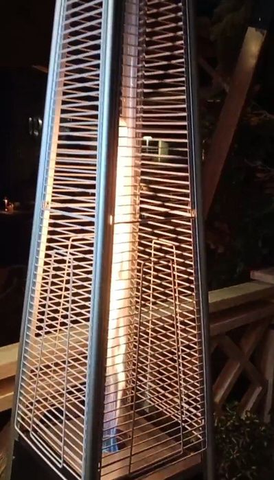 Уличный камин. Обогреватель