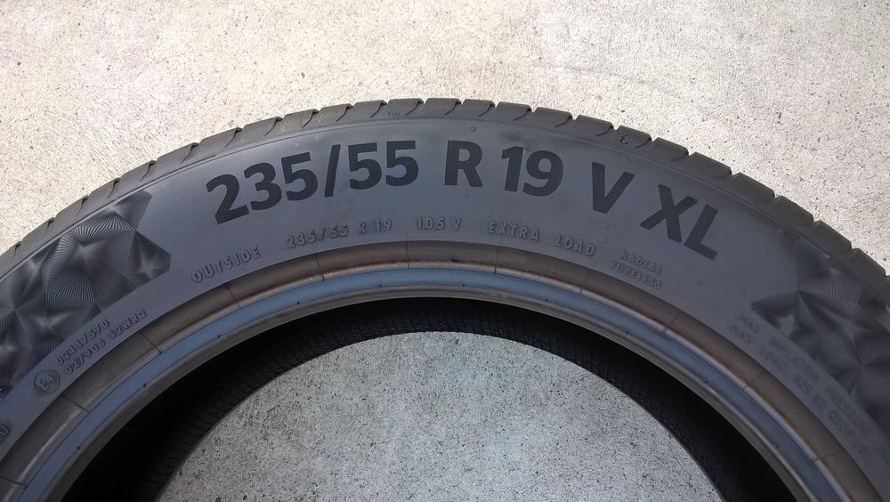 O anvelopa de vara 235 55 19 continental premiumcontact 6 cu 7,5 mm
