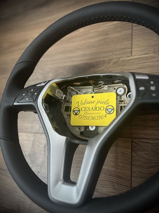 Volan piele Nappa naturală Mercedes C-Class cu padele W204 2007-2015
