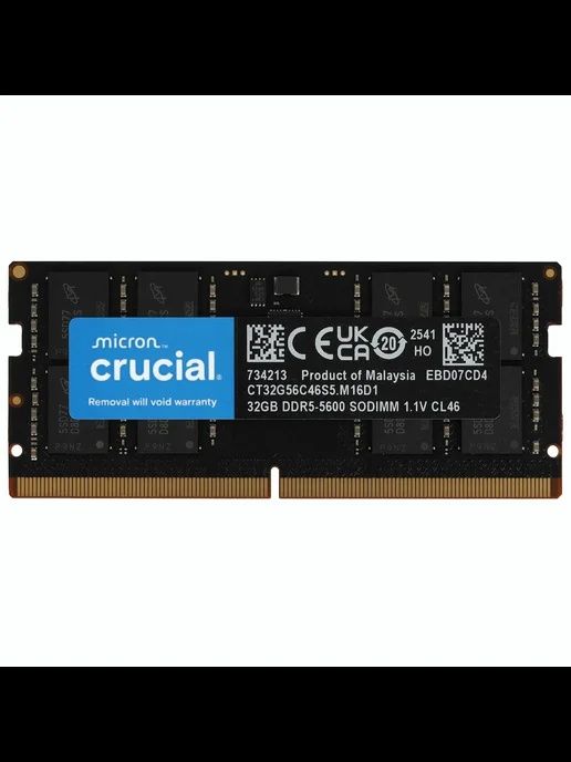 16GB DDR5 So-Dimm 5600/4800MHz