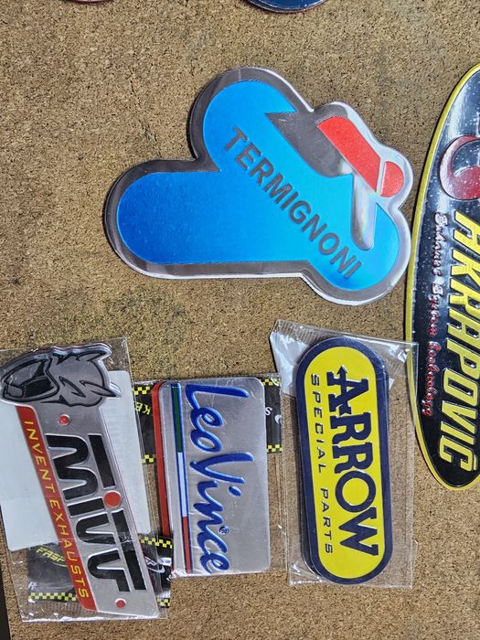 Stikere autoadezive aluminiu tobe moto
