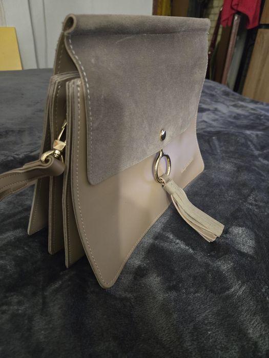 Чанта Polo Club, в телесен цвят