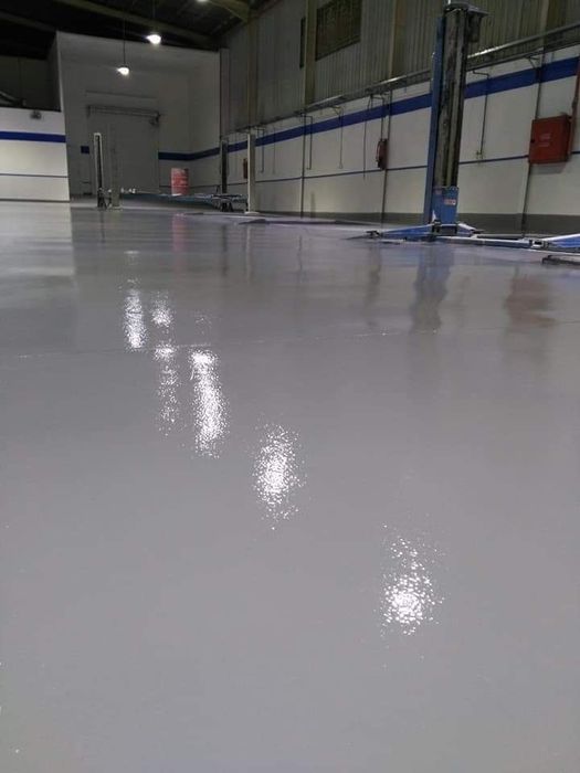 Эпоксидные наливные полы для промышленных обьектов !
