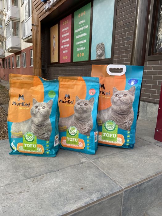 Соевый наполнитель для кошачьих туалетов Муркель (Murkel)
