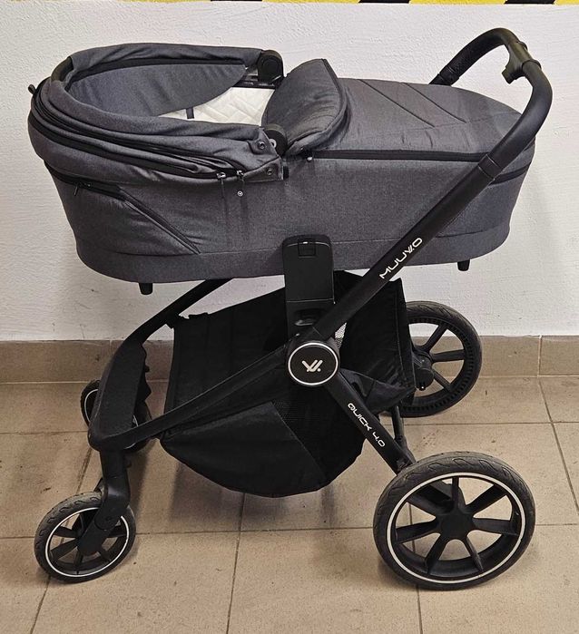 Бебешка количка 2в1 Muuvo Quick 4.0 Iron Graphite Отлично състояние