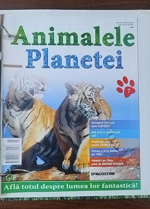 Seria "Animalele Planetei" - DeAgostini - 7 numere