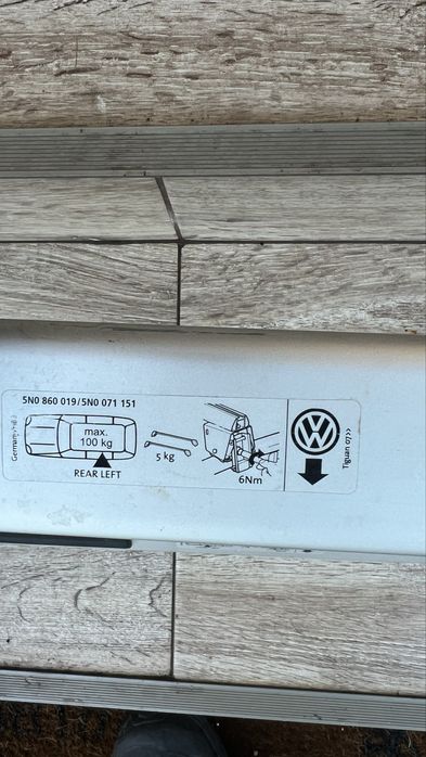 Bare transversale portbagaj Volkswagen