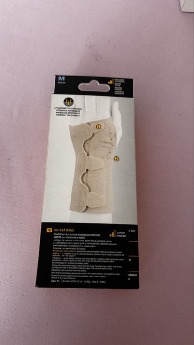 Orteza pentru mână incheietura