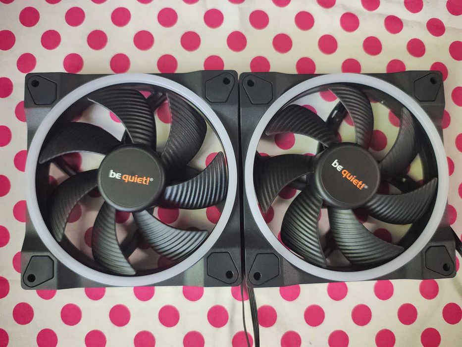 2 x Cooler, ventilator Be Quiet! Light Wings PWM, ARGB, 1500 rpm, 140mm