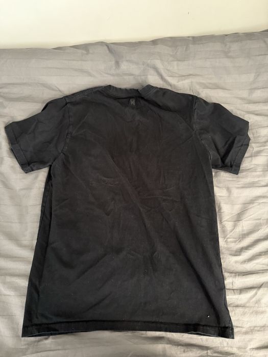 Черна тениска Ami Paris с бродерия