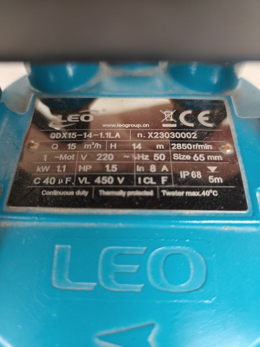 Насос погружной Leo
