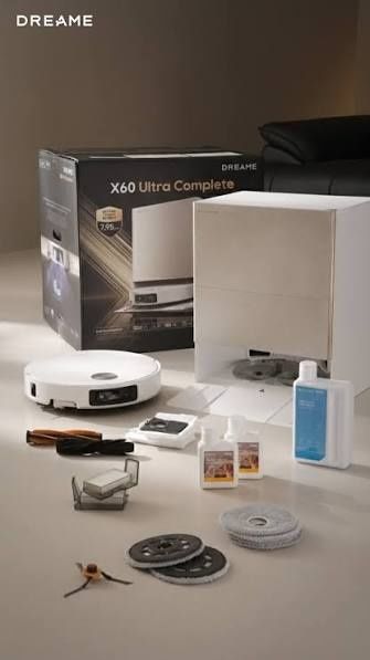 Робот-пылесос Dreame X60 Ultra Complete — флагманская модель