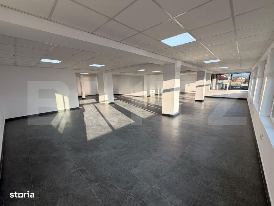 Spatiu 245 mp cu 10 parcari, curte logistica si rampa marfa – DN Rac