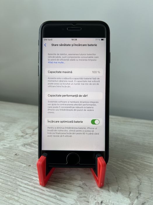 Iphone SE 2020 Black 128 GB 100% stare foarte buna