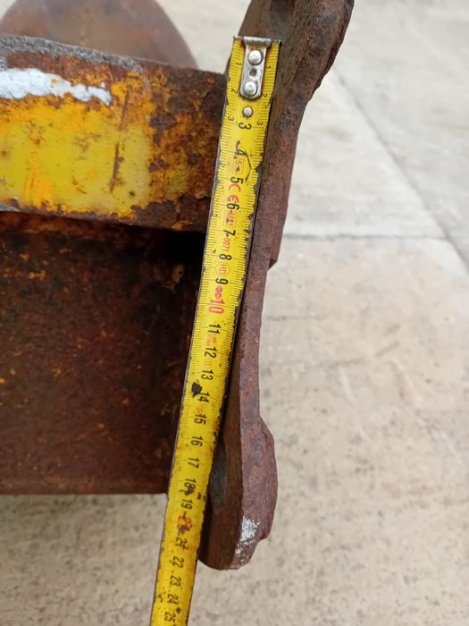 Cupa 22 cm profil circular miniexcavator 1.8 2.3 tone