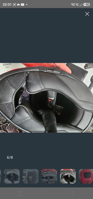 Casca moto la2 flip up cu ochelari