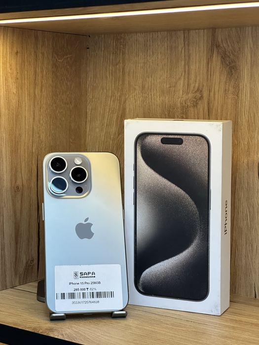 айфон 15 про серый 82%