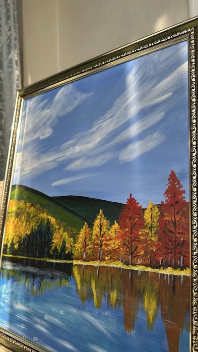 Картина пейзаж осень