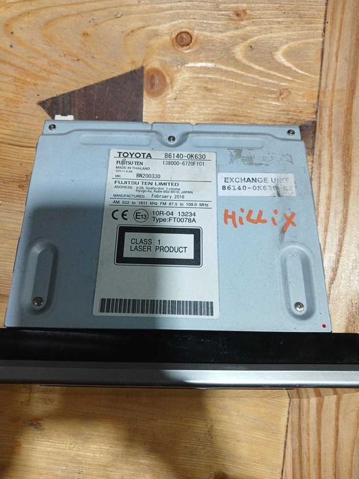 Navigatie TOYOTA HILUX [AN130] [2015-2020] Cod : 86140-0K630