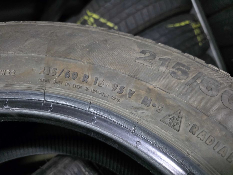 4бр Зимни гуми 215 60 16 - Continental