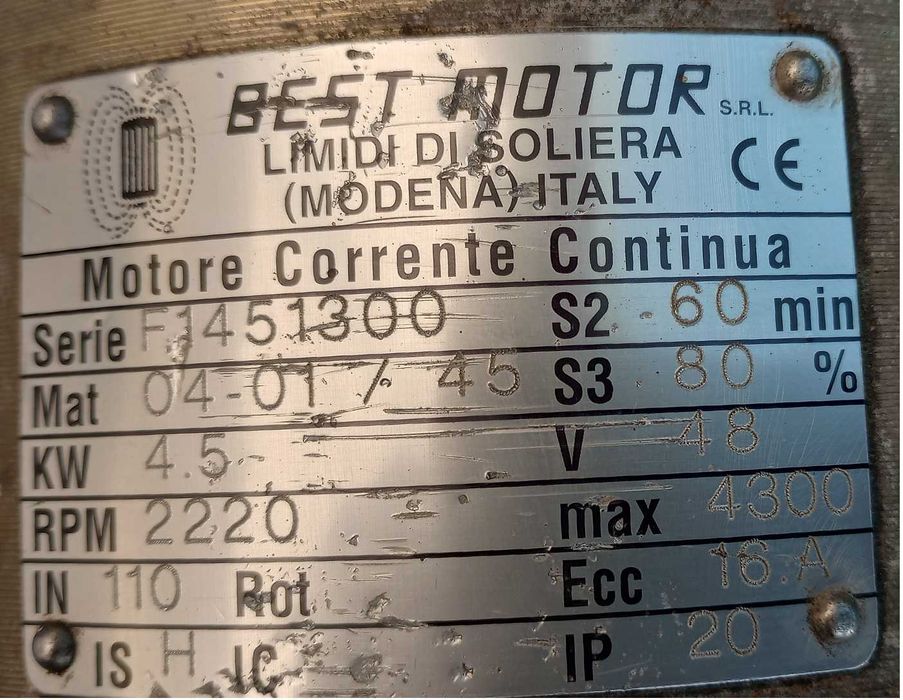 Motor de curent continuu 4.5 kW / 48V