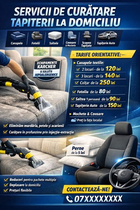 Curatare Igienizare Canapele Covoare Materiale Textile