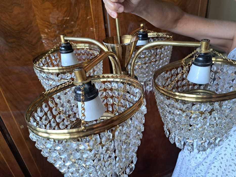 Люстра хрустальная