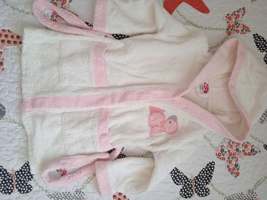 Бебешки хавлиен халат - 74-80 р.