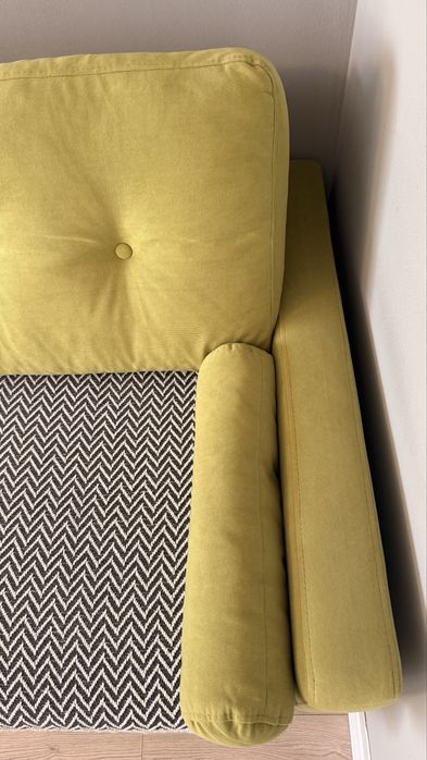 Мини-диван раскладной (фисташковый)