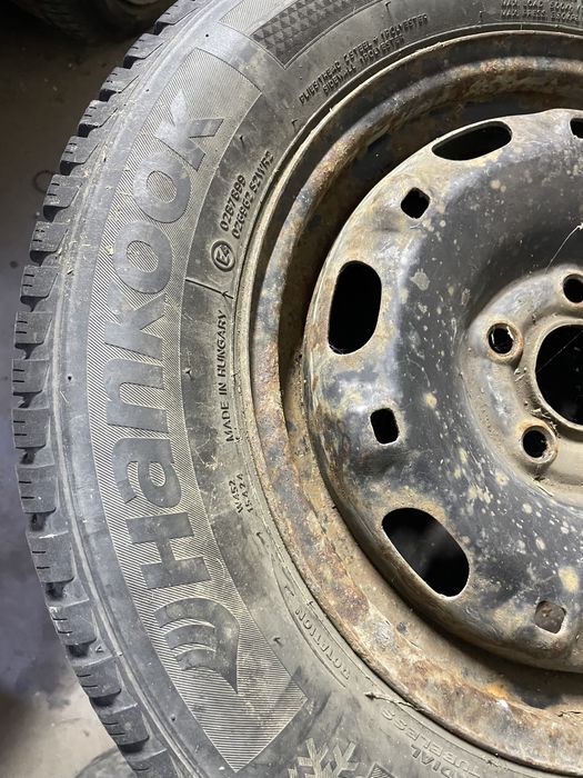 Jante 5x100 si cauciucuri iarna HANKOOK