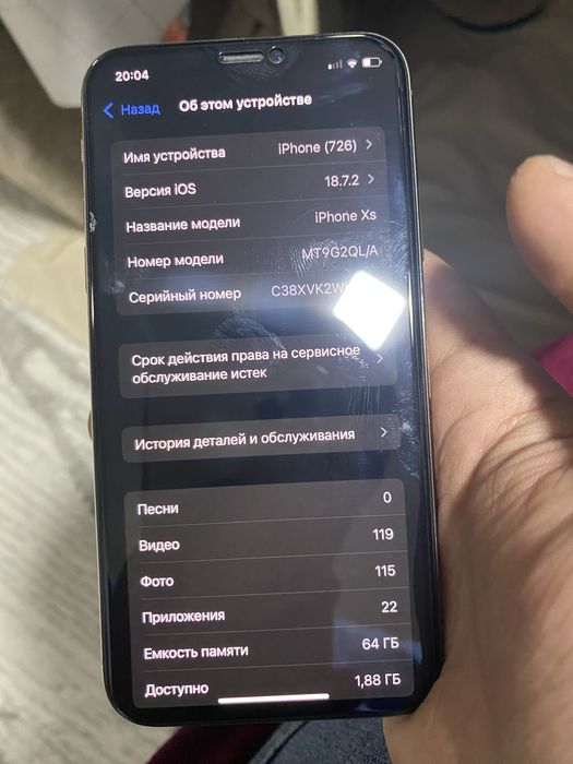 Iphone Xs sotladi srochniy sotladi