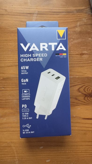VARTA High Speed Charger 65W GaN – бързо зарядно