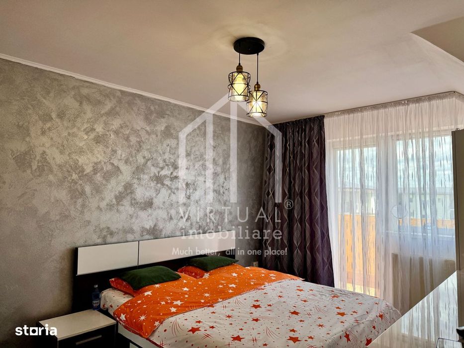 Apartamet cu 3 camere, 61mp utili+2 balcoane, etaj 3, mobilat Selimbar — fotografia 1