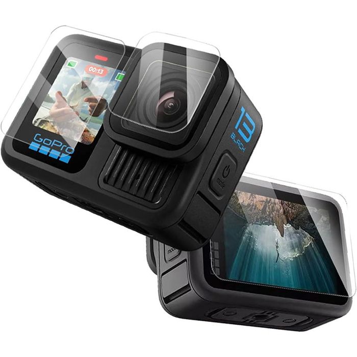 Стъклен протектор GARV за GoPro Hero 13 Black, За екраните и обектива