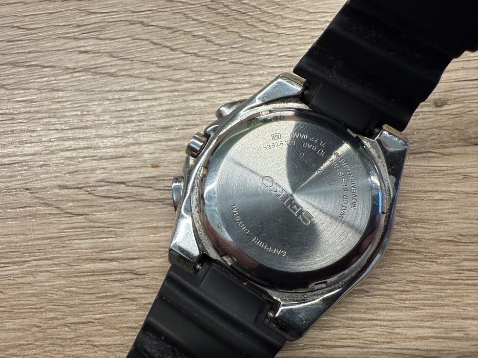 Ceas Seiko Arctura Kinetic Chronograph 7L22 stare foarte buna automat