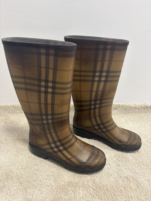 cizme de cauciuc burberry, 37, dama